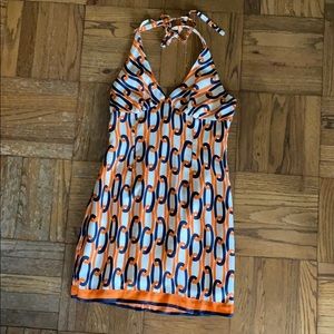 MILLY silk sun dress